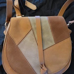 Foley & Corinna daisy patchwork saddle bag